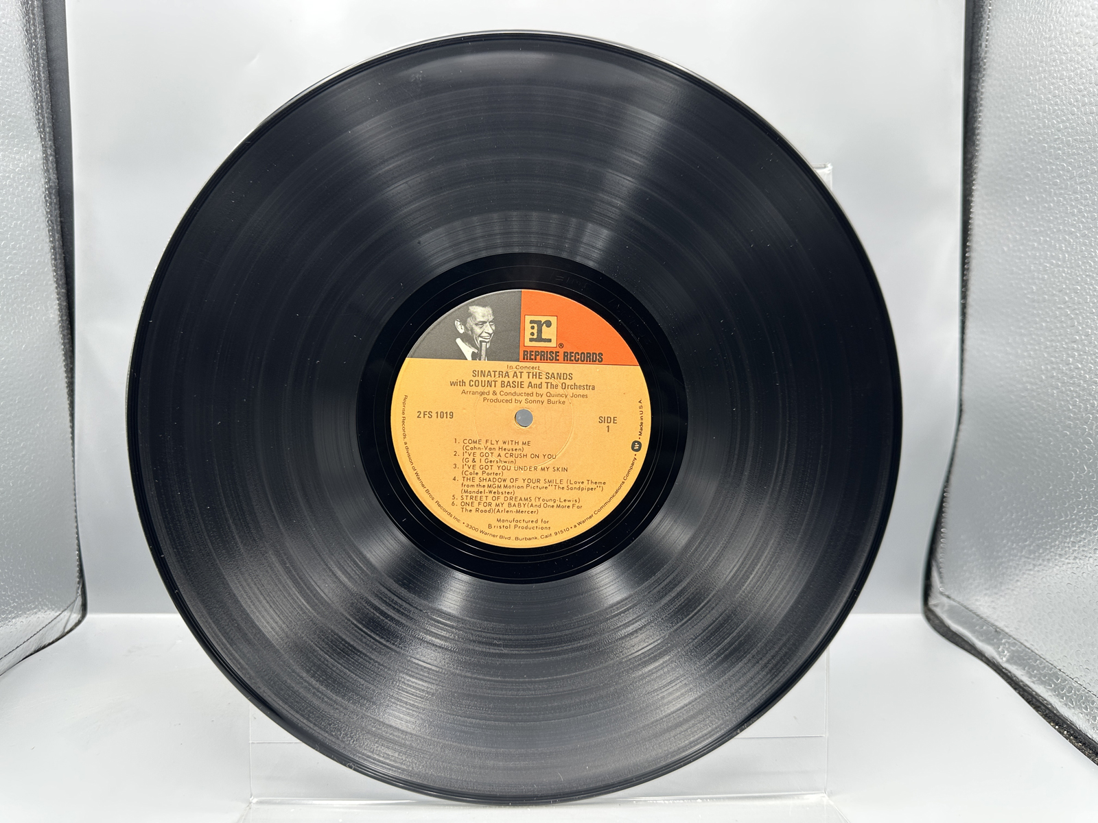 Frank Sinatra: Sinatra At The Sands With Count Basie & The Orchestra (1966), arranged & conducted by Quincy Jones, gatefold, 2 LPs