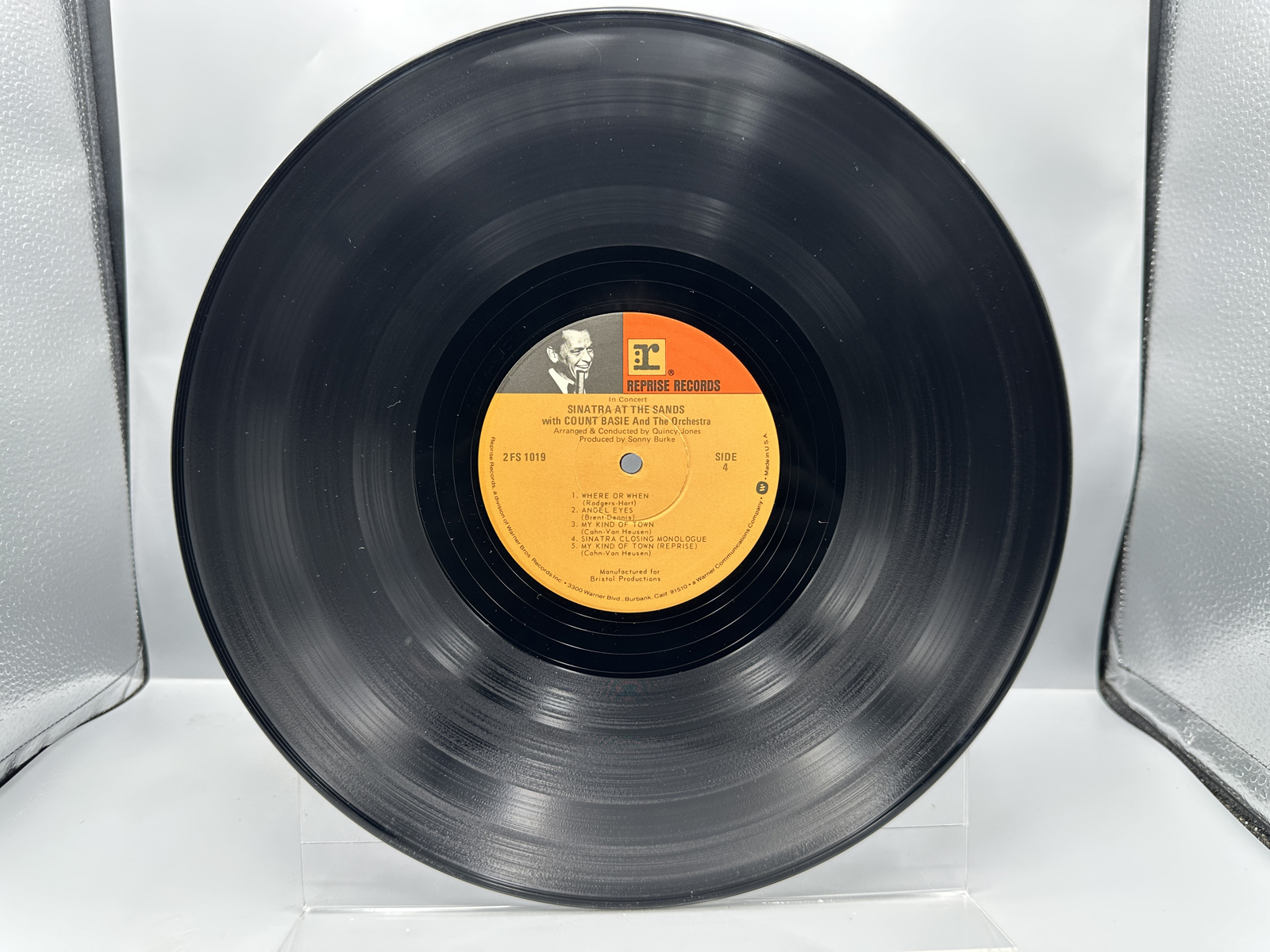 Frank Sinatra: Sinatra At The Sands With Count Basie & The Orchestra (1966), arranged & conducted by Quincy Jones, gatefold, 2 LPs