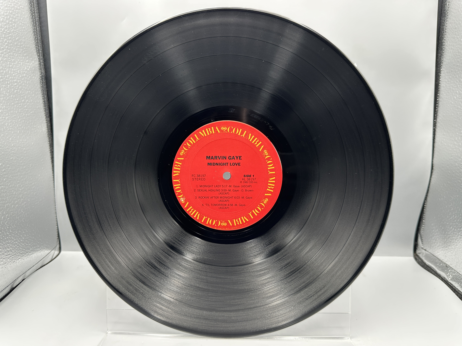Marvin Gaye (2 LP Lot): Midnight Love (1982); and Marvin Gaye's Greatest Hits Volume 2 (1977), repress