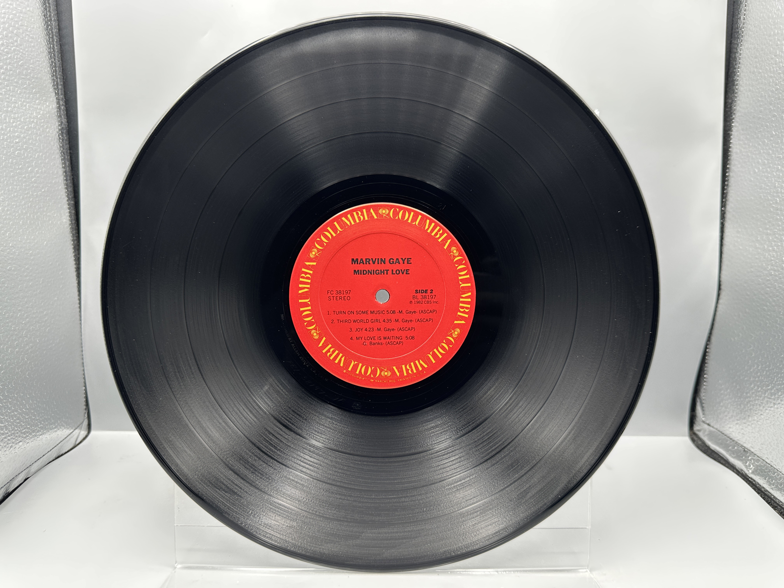 Marvin Gaye (2 LP Lot): Midnight Love (1982); and Marvin Gaye's Greatest Hits Volume 2 (1977), repress
