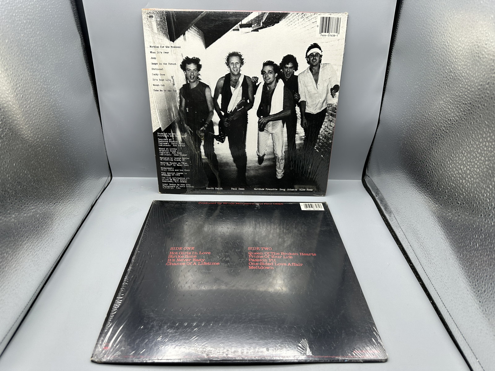 Loverboy (2 LP Lot): Get Lucky (1981); and Keep It Up (1983), both LPs in original shrinkwrap