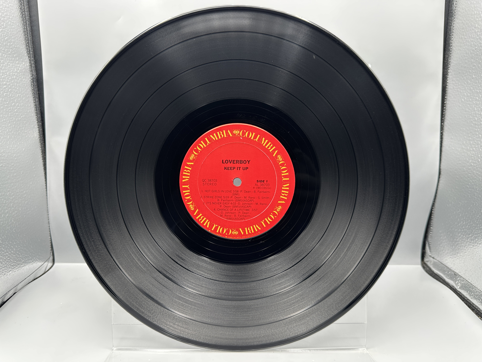 Loverboy (2 LP Lot): Get Lucky (1981); and Keep It Up (1983), both LPs in original shrinkwrap