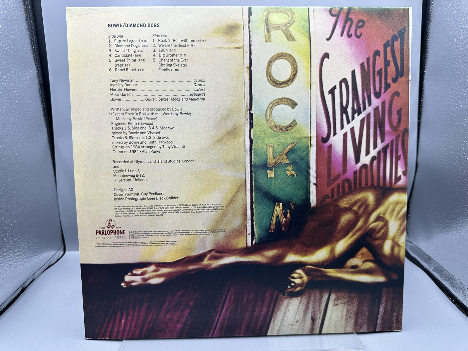 David Bowie: Diamond Dogs (2019), Limited Edition, remastered reissue, red vinyl