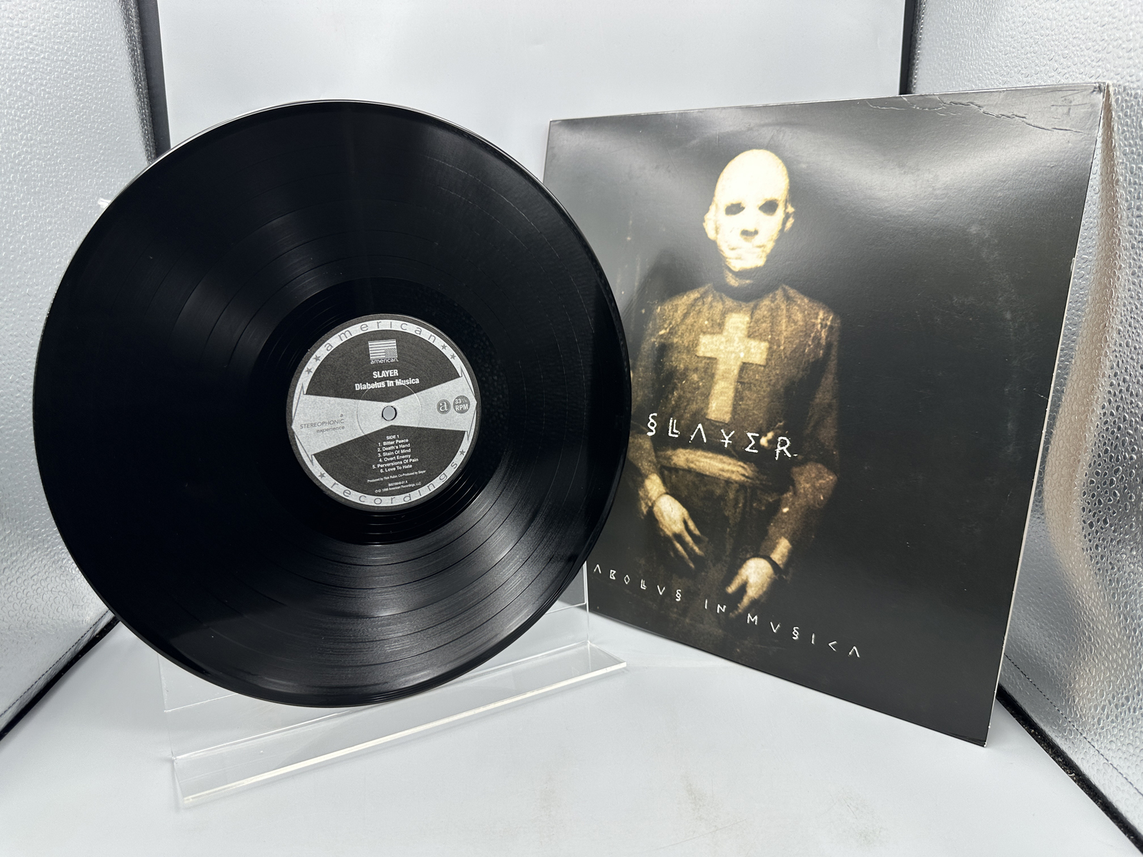 Slayer: Diabolus In Musica (2023), remastered reissue, 180g vinyl, includes lyric sheets