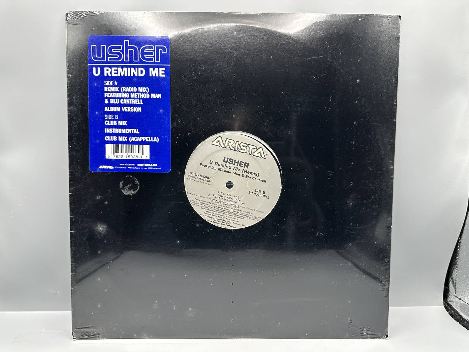 SEALED - Usher: U Remind Me (2001); and Jay-Z: Jigga (2001) This is a two (2) record lot - both are SEALED 12-inch, 33 1/3 rpm singles.