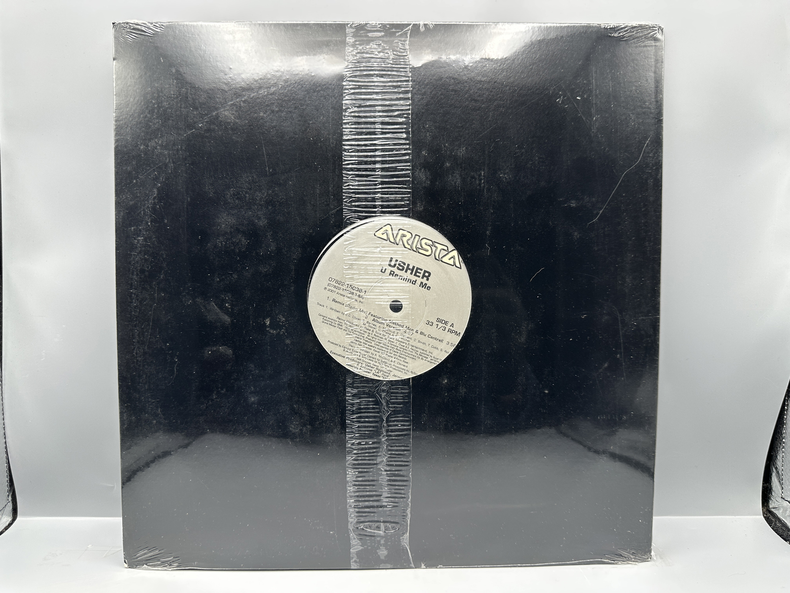 SEALED - Usher: U Remind Me (2001); and Jay-Z: Jigga (2001) This is a two (2) record lot - both are SEALED 12-inch, 33 1/3 rpm singles.