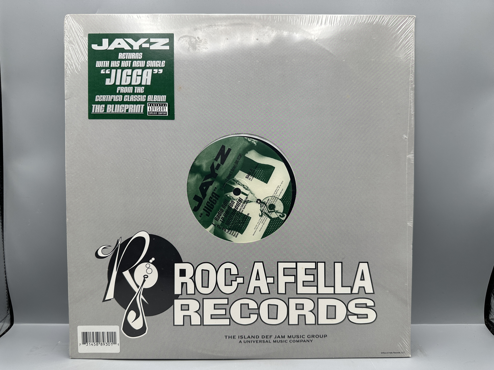 SEALED - Usher: U Remind Me (2001); and Jay-Z: Jigga (2001) This is a two (2) record lot - both are SEALED 12-inch, 33 1/3 rpm singles.