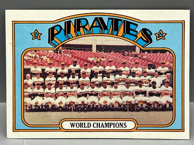 1972 Topps Pittsburgh Pirates Team Card #1