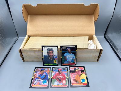 1987 Donruss Baseball Complete Set W/ Barry Bonds, Bo Jackson, Greg Maddux, Barry Larkin, & 