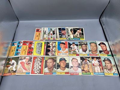 Lot of (40+) 1961 Topps Baseball Cards - Varying Conditions