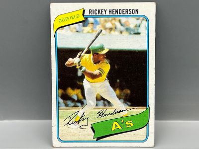 1980 Topps Rickey Henderson RC #482
