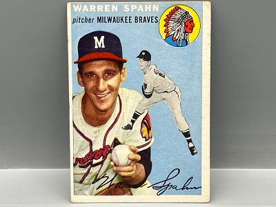 1954 Topps Warren Spahn #20