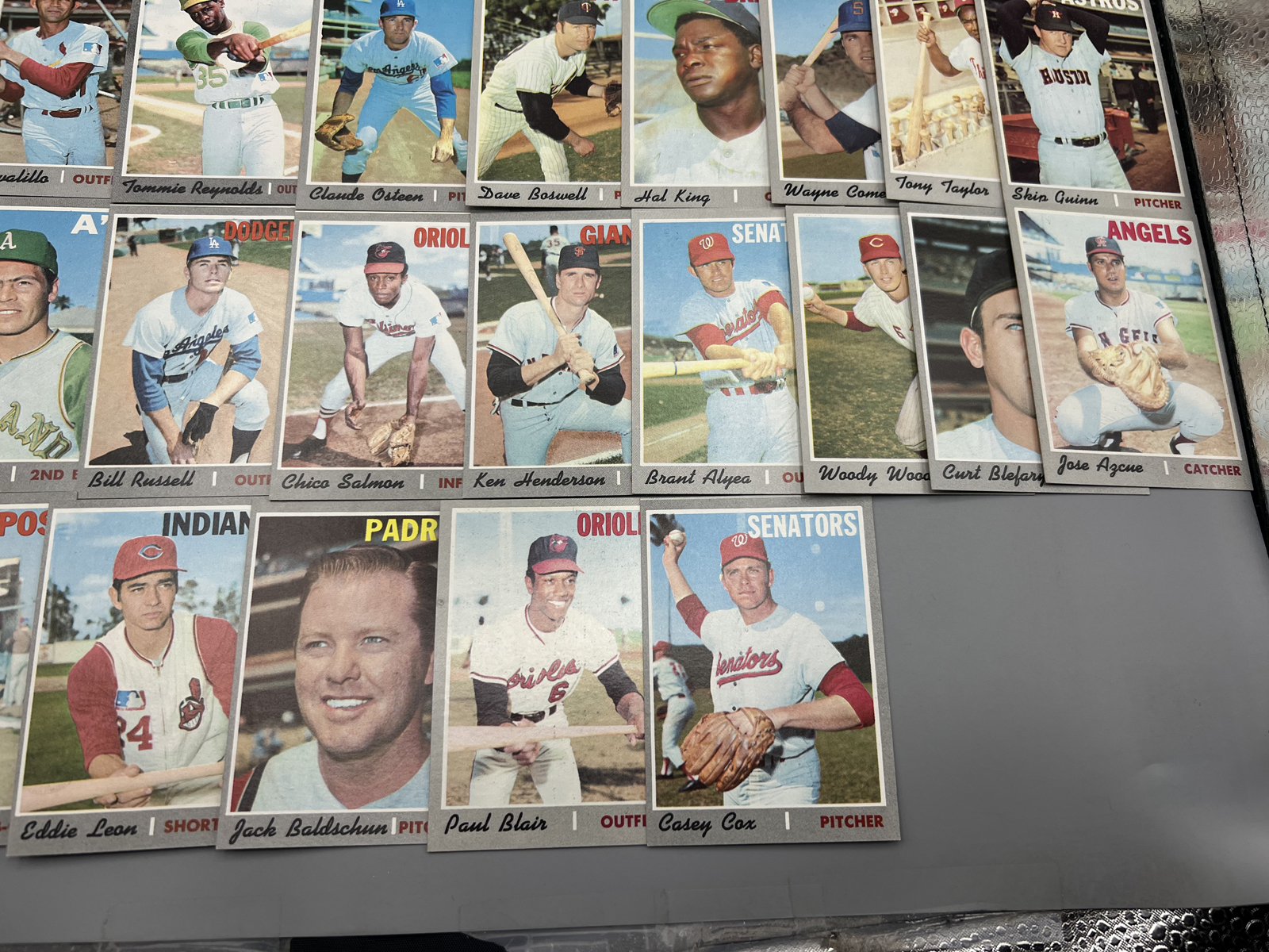 (35) 1970 Topps Baseball Cards - Varying Conditions