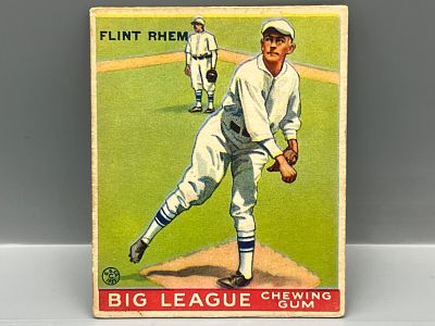 1933 Goudey Flint Rhem #136