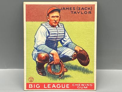 1933 Goudey James (Zack) Taylor #152