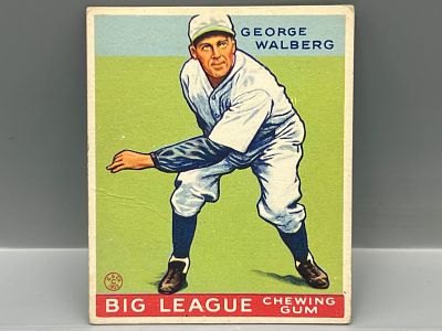 1933 Goudey George Walberg #183