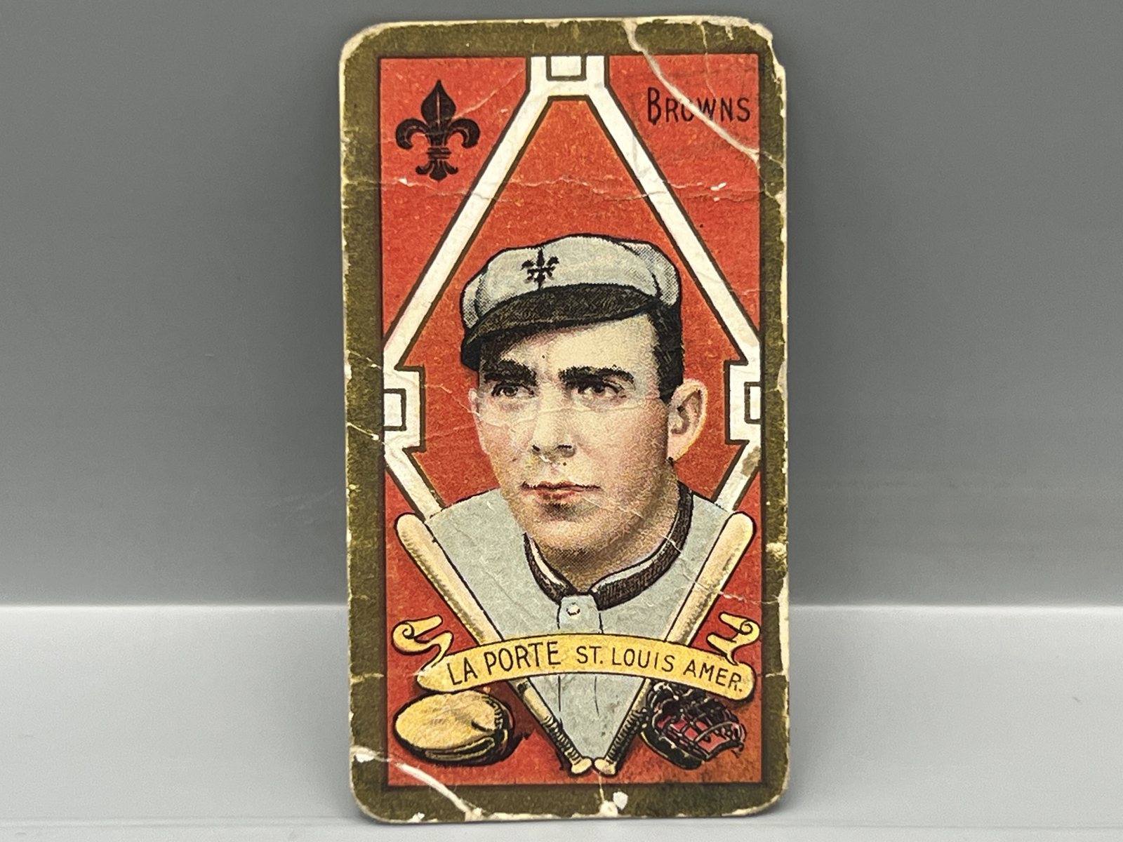 1911 T205 Gold Border Frank LaPorte Polar Bear Back