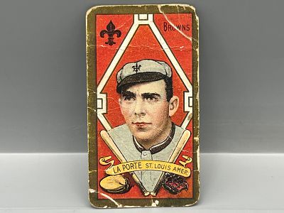 1911 T205 Gold Border Frank LaPorte Polar Bear Back