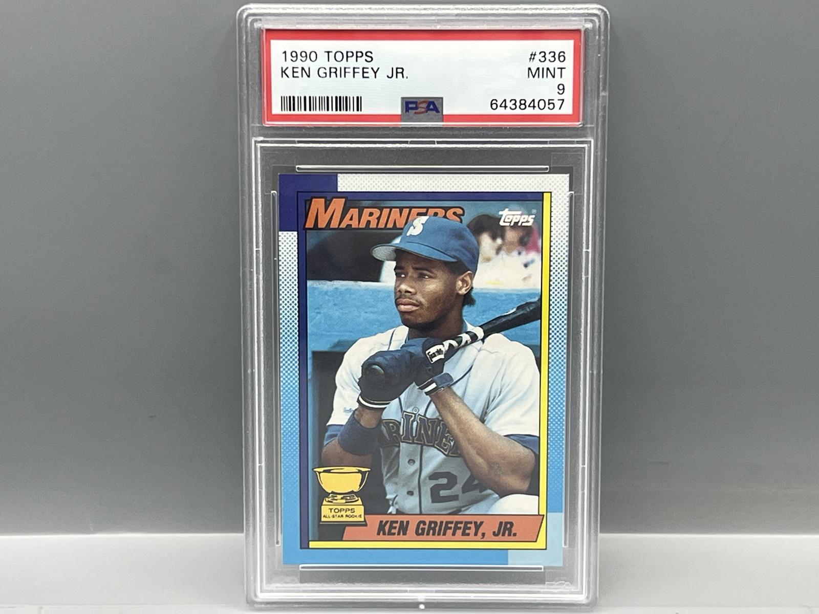 1990 Topps Ken Griffey Jr. 2nd Year #336 PSA Mint 9
