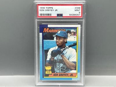 1990 Topps Ken Griffey Jr. 2nd Year #336 PSA Mint 9