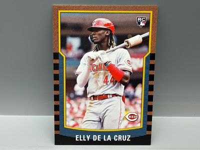 2024 Topps Throwback Thursday TBT Elly De La Cruz SSP Photo Variation RC #26 - 2000 Bowman 