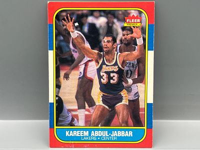 1986 Fleer Kareem Abdul Jabbar #1