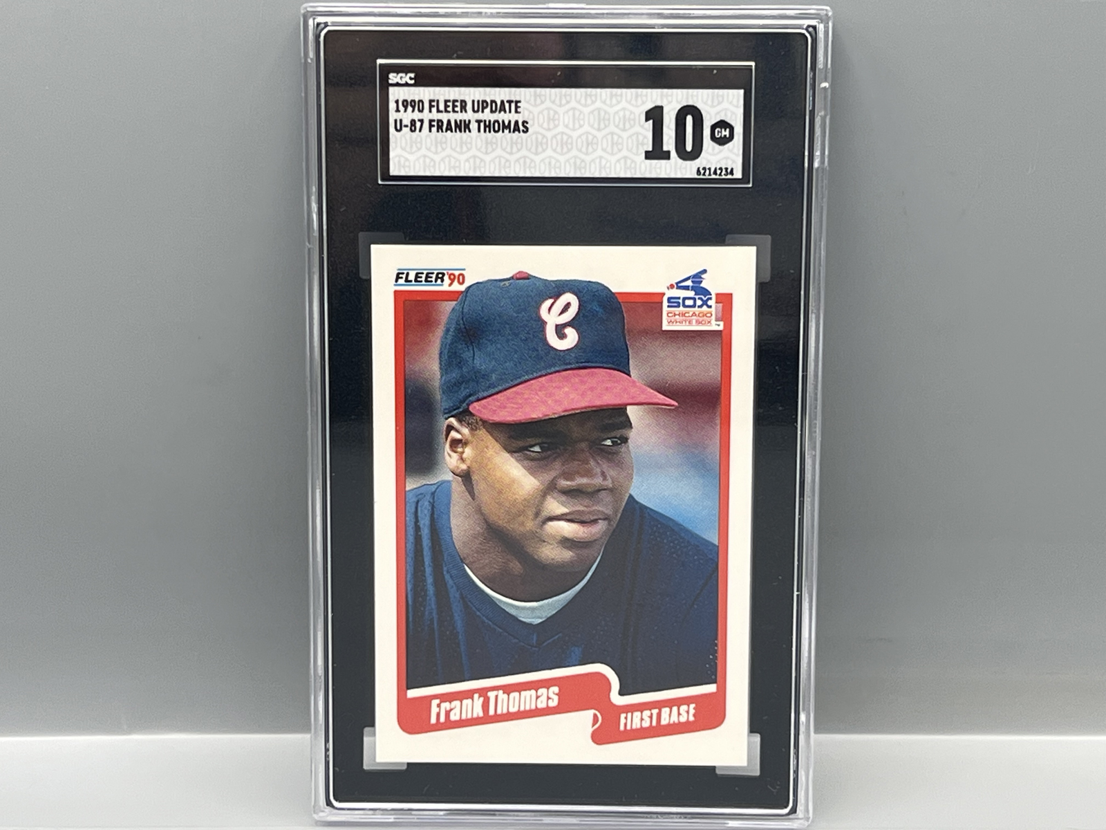 1990 Fleer Update Frank Thomas RC #U-87 SGC Gem Mint 10