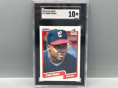1990 Fleer Update Frank Thomas RC #U-87 SGC Gem Mint 10