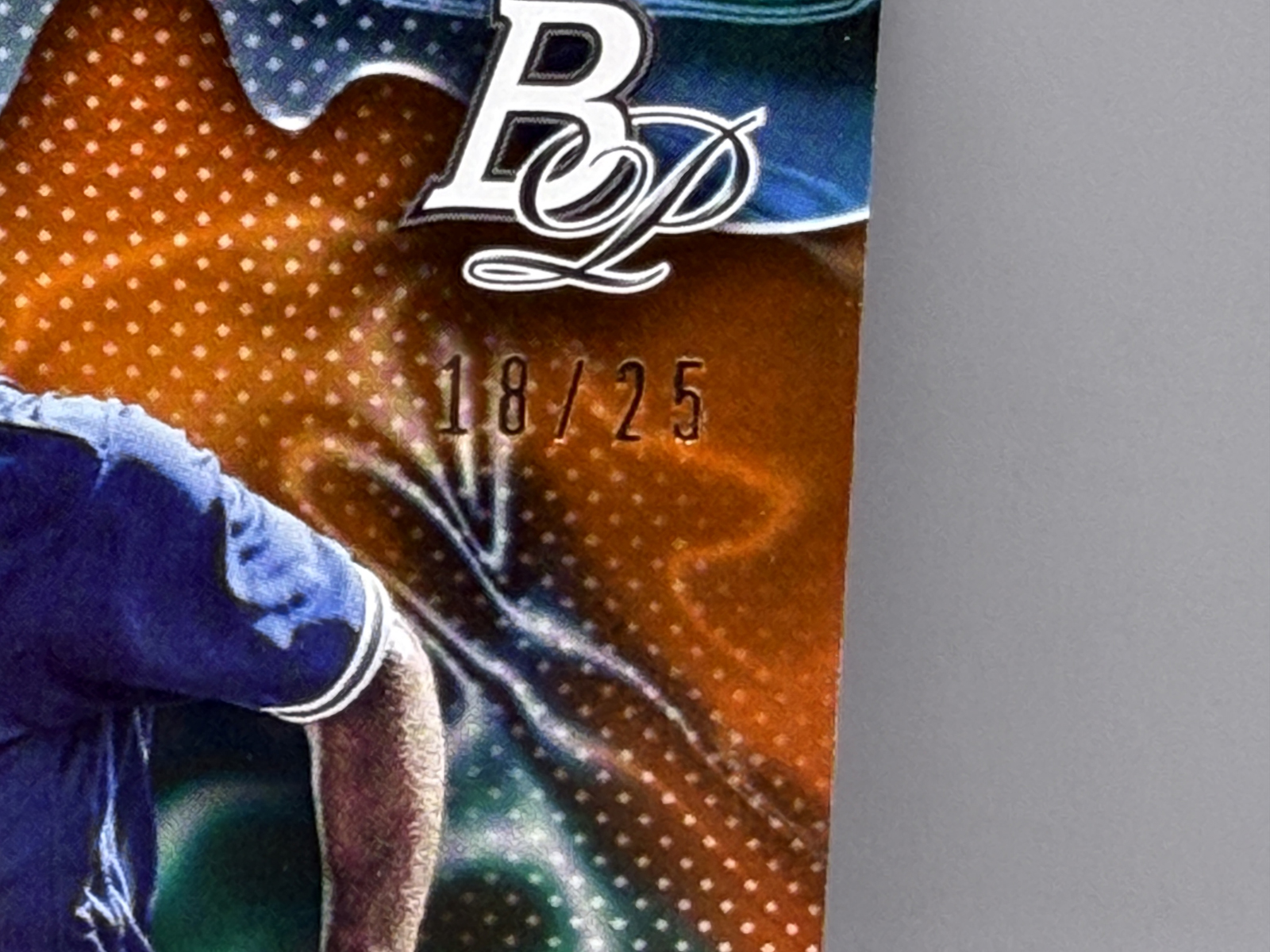 2023 Bowman Platinum Manuel Beltre Orange Top Prospects Auto #18/25