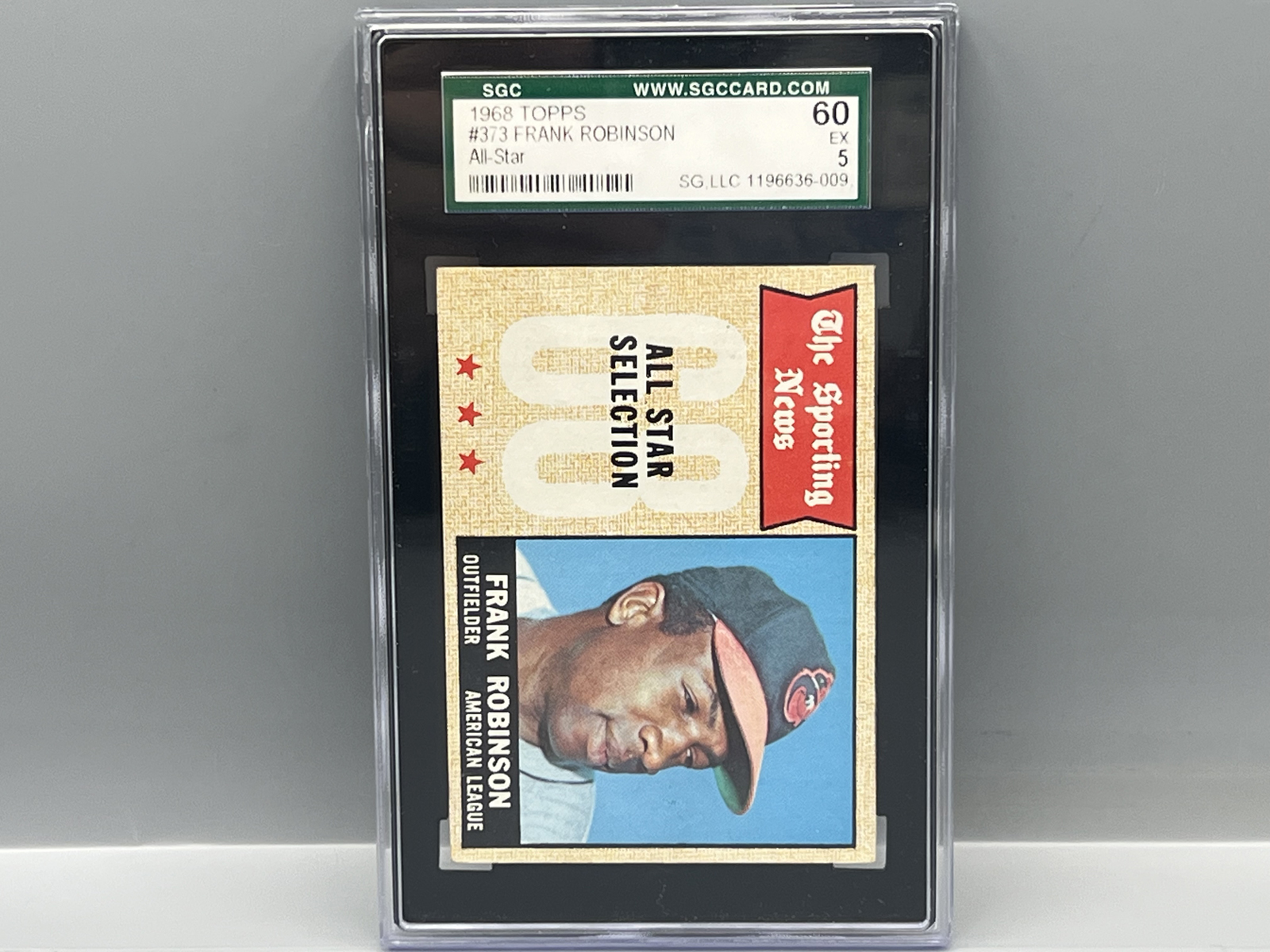 1968 Topps Frank Robinson All Star #373 SGC EX 5