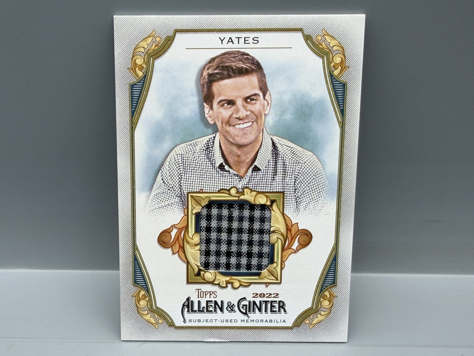 2022 Topps Allen & Ginter Field Yates Relic Card