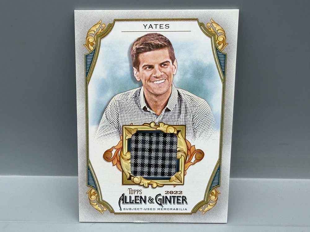 2022 Topps Allen & Ginter Field Yates Relic Card