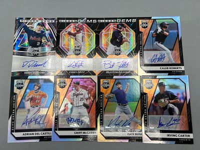 (8) Assorted Pack Pulled Baseball Autos - RCs/Prospects