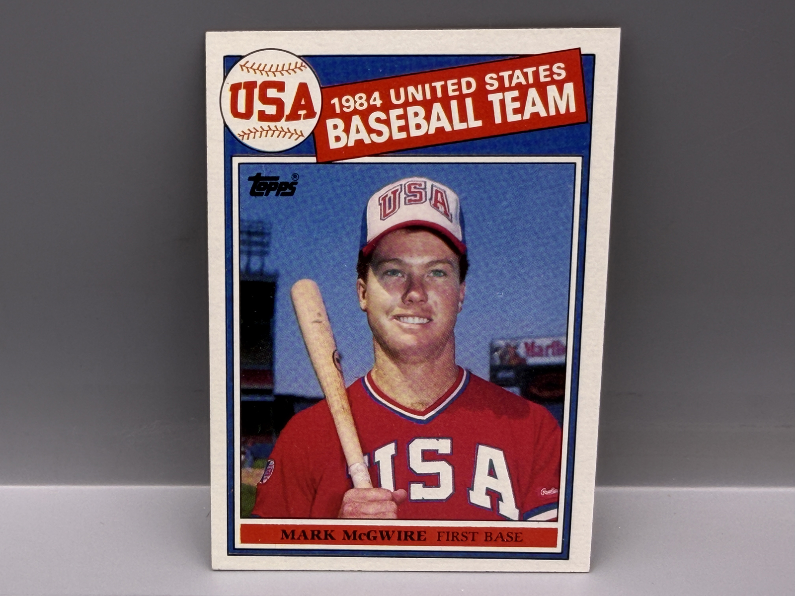 1985 Topps Mark McGwire USA RC #401