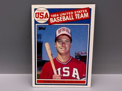1985 Topps Mark McGwire USA RC #401