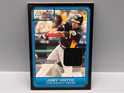 2006 Bowman Joey Votto Game Used Jersey RC/Prospect #FG8