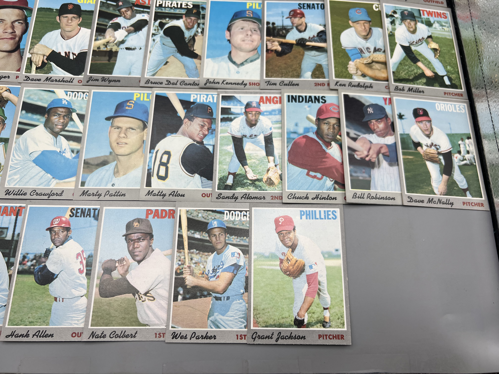 (35) 1970 Topps Baseball Cards - Varying Conditions
