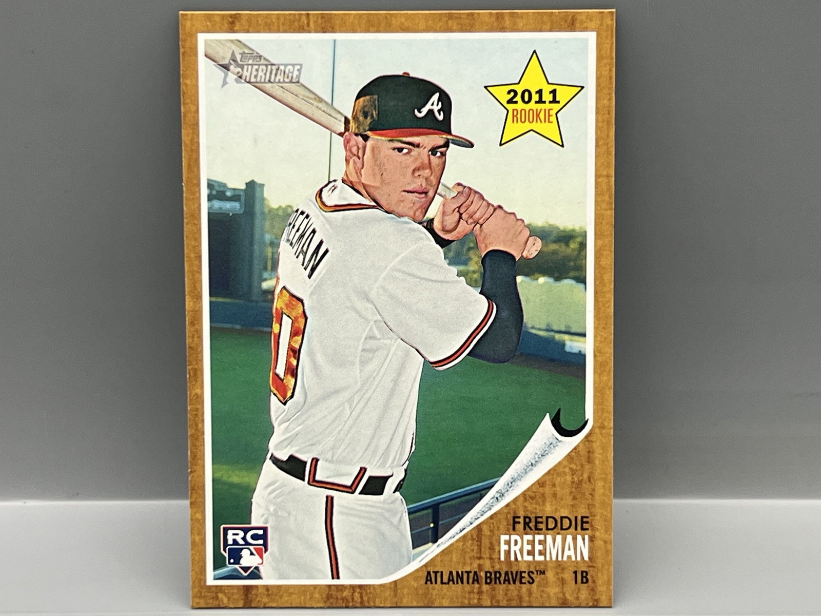 2011 Topps Heritage Freddie Freeman RC #76