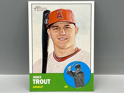 2012 Topps Heritage Mike Trout 2nd Year #207