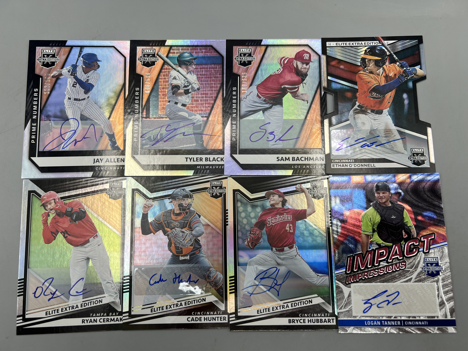(8) Assorted Pack Pulled Baseball Autos - RCs/Prospects