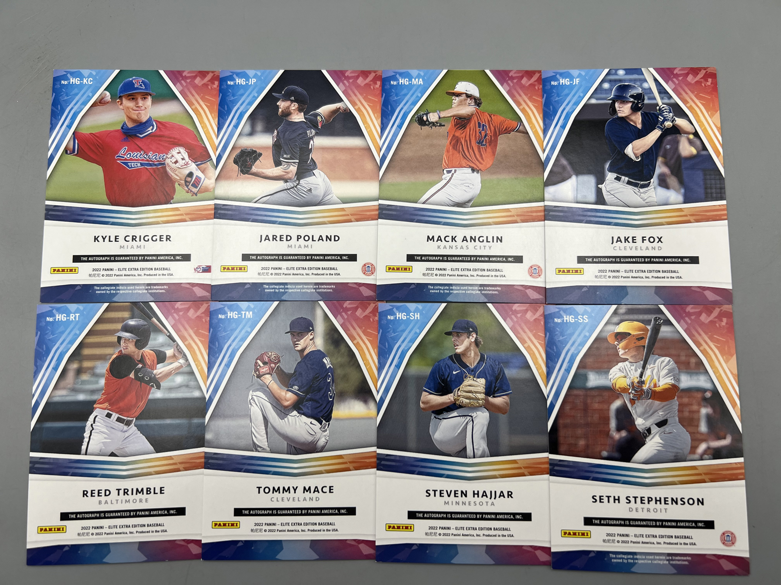 (8) Assorted Pack Pulled Baseball Autos - RCs/Prospects