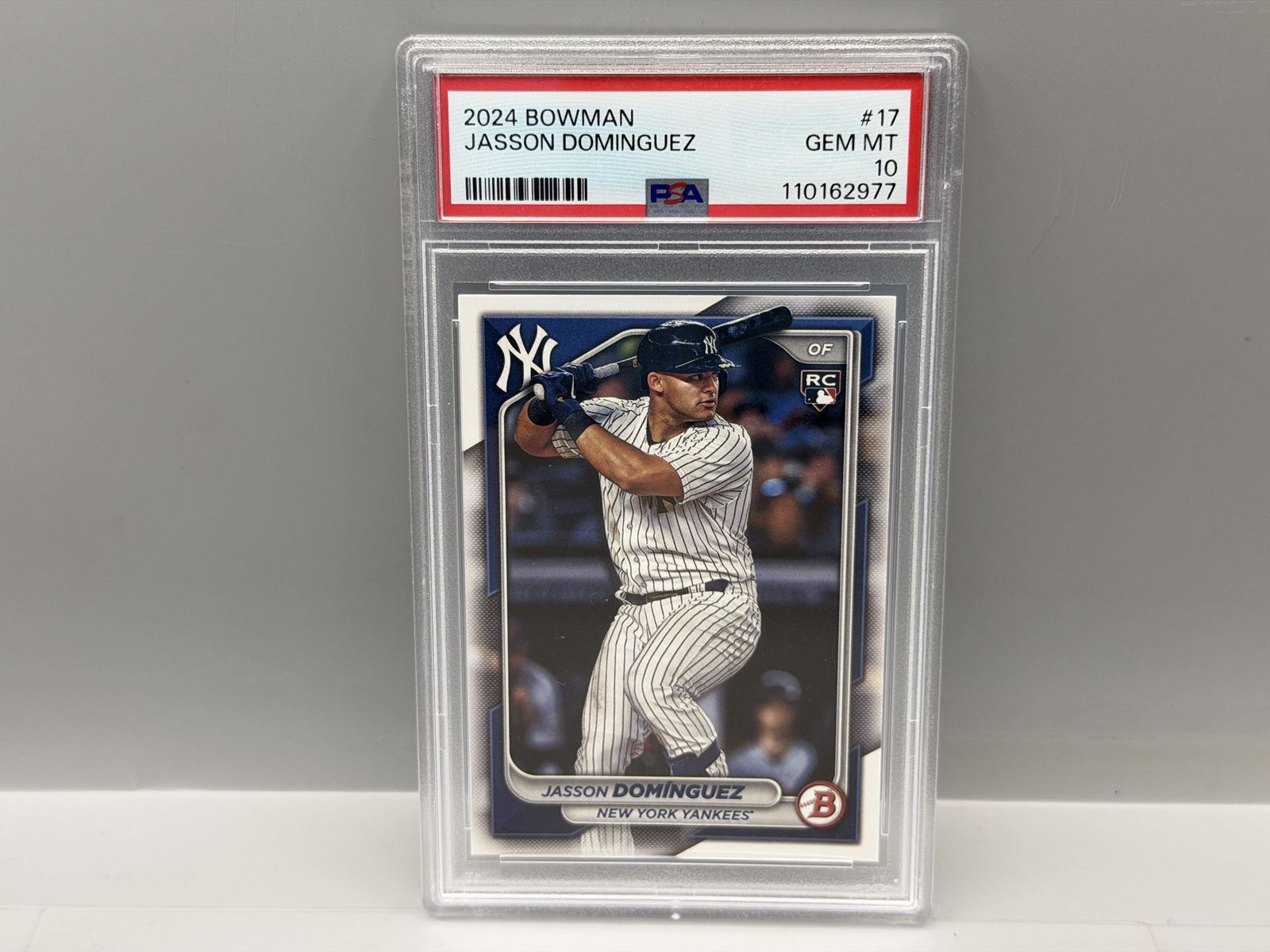 2024 Bowman Jasson Dominguez RC #17 PSA Gem Mint 10