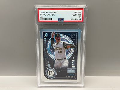 2024 Bowman Chrome Paul Skenes AI Insert RC #BAI-15 PSA Gem Mint 10