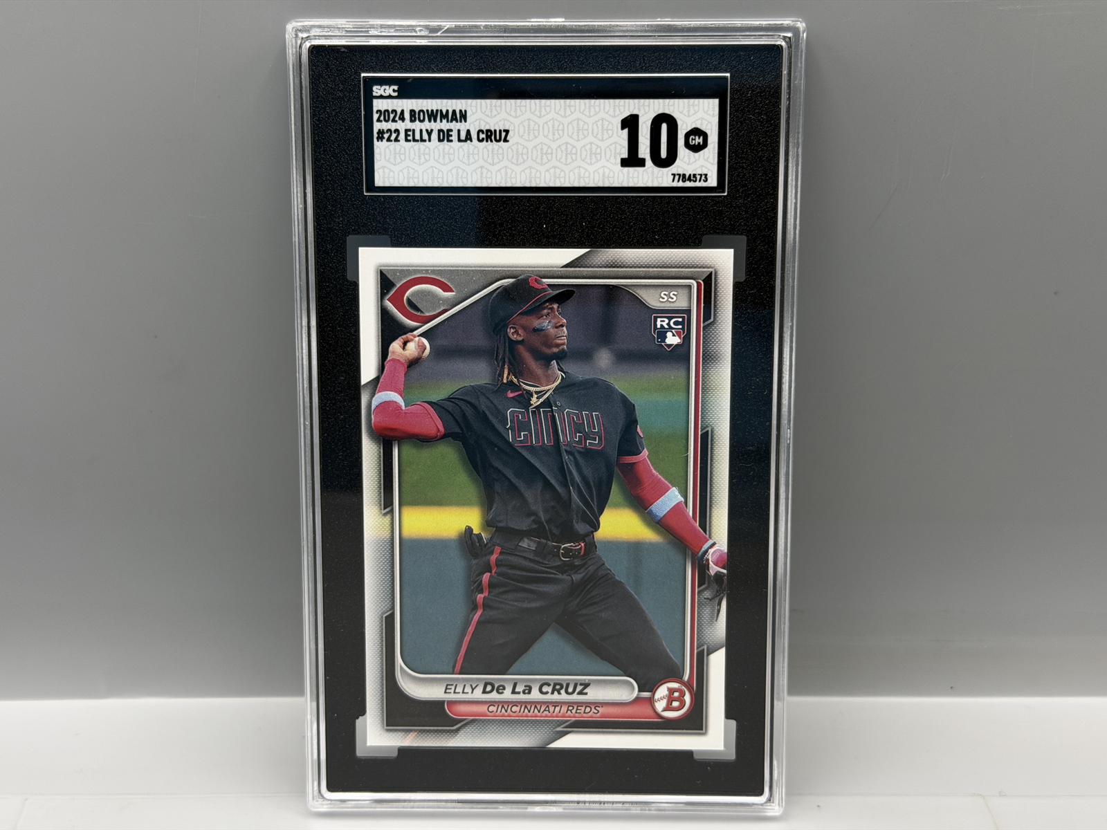 2024 Bowman Elly De La Cruz #22 RC SGC Gem Mint 10
