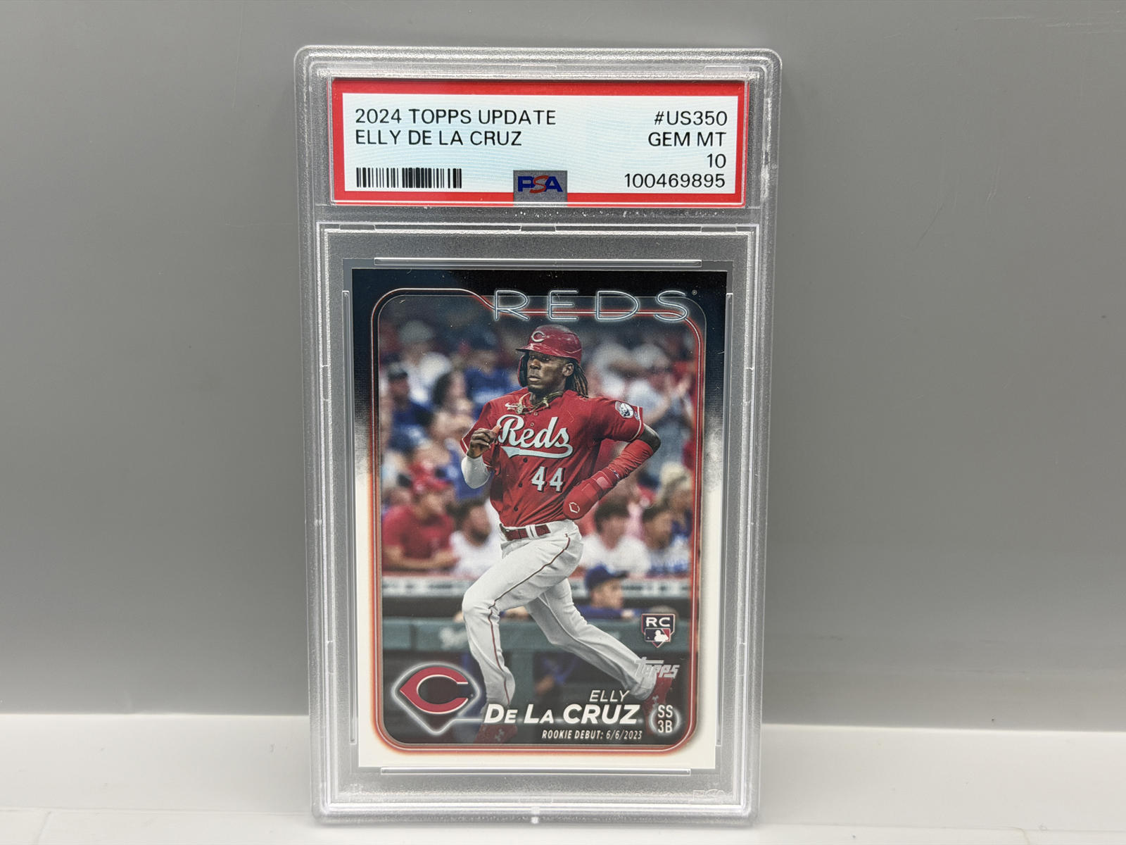2024 Topps Update Elly De La Cruz RC #US350 PSA Gem Mint 10