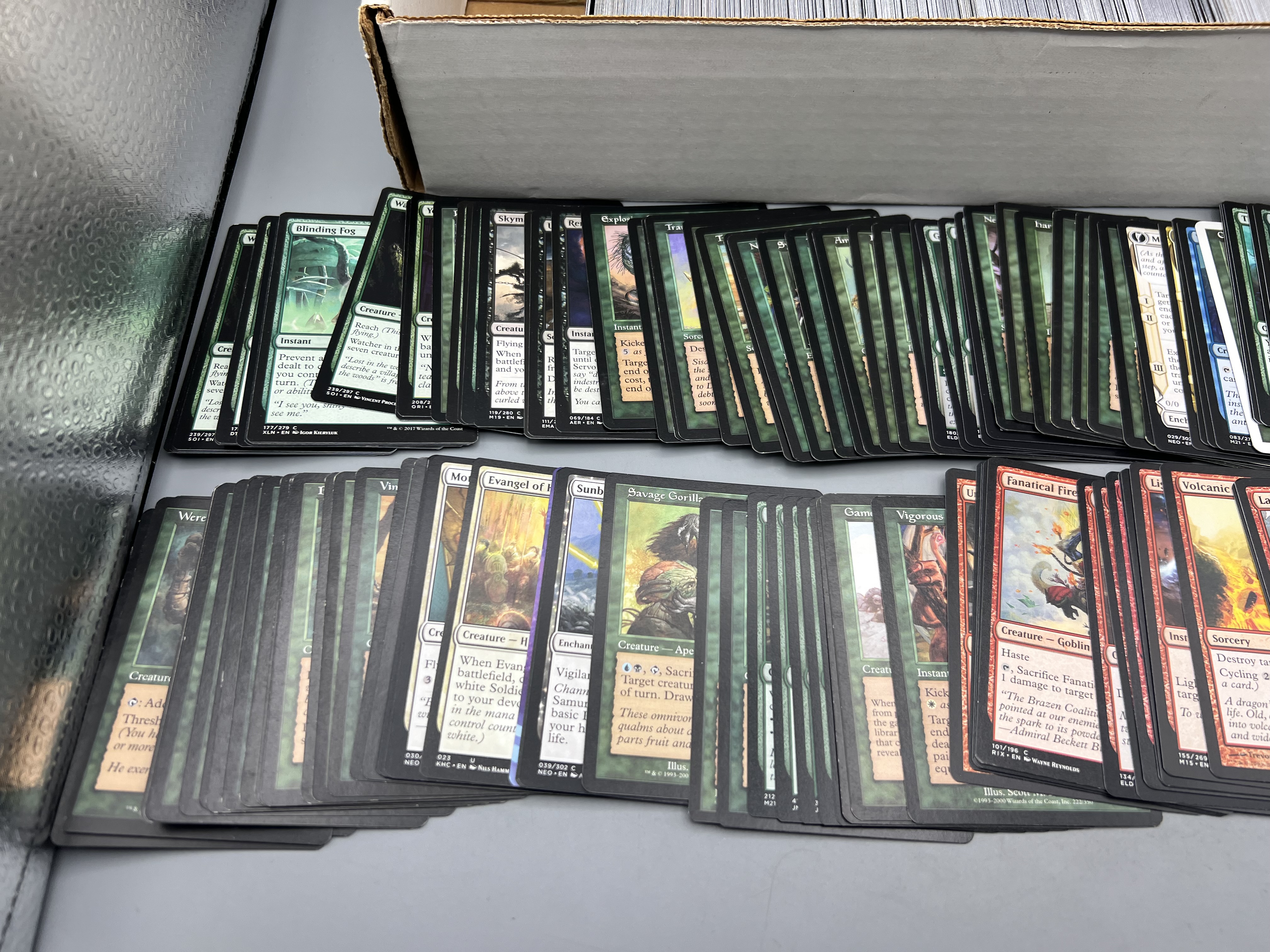 Large Lot of Assorted Magic The Gathering Trading Cards - Varying Conditions