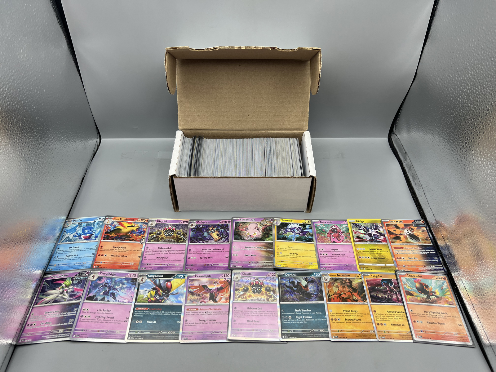 Lot of (300+) Assorted Pokemon Trading Cards W/ (75+) Reverse Holos & (30+) Holos - Various Sets & Eras