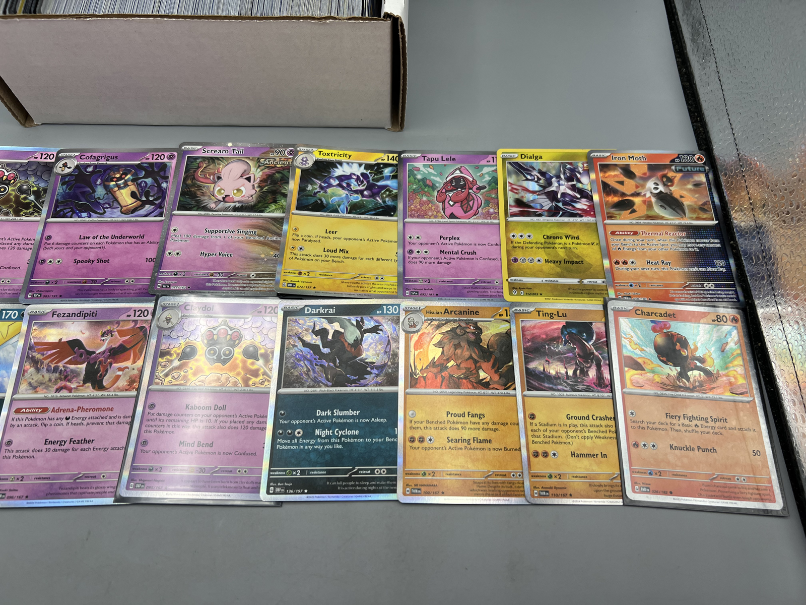 Lot of (300+) Assorted Pokemon Trading Cards W/ (75+) Reverse Holos & (30+) Holos - Various Sets & Eras