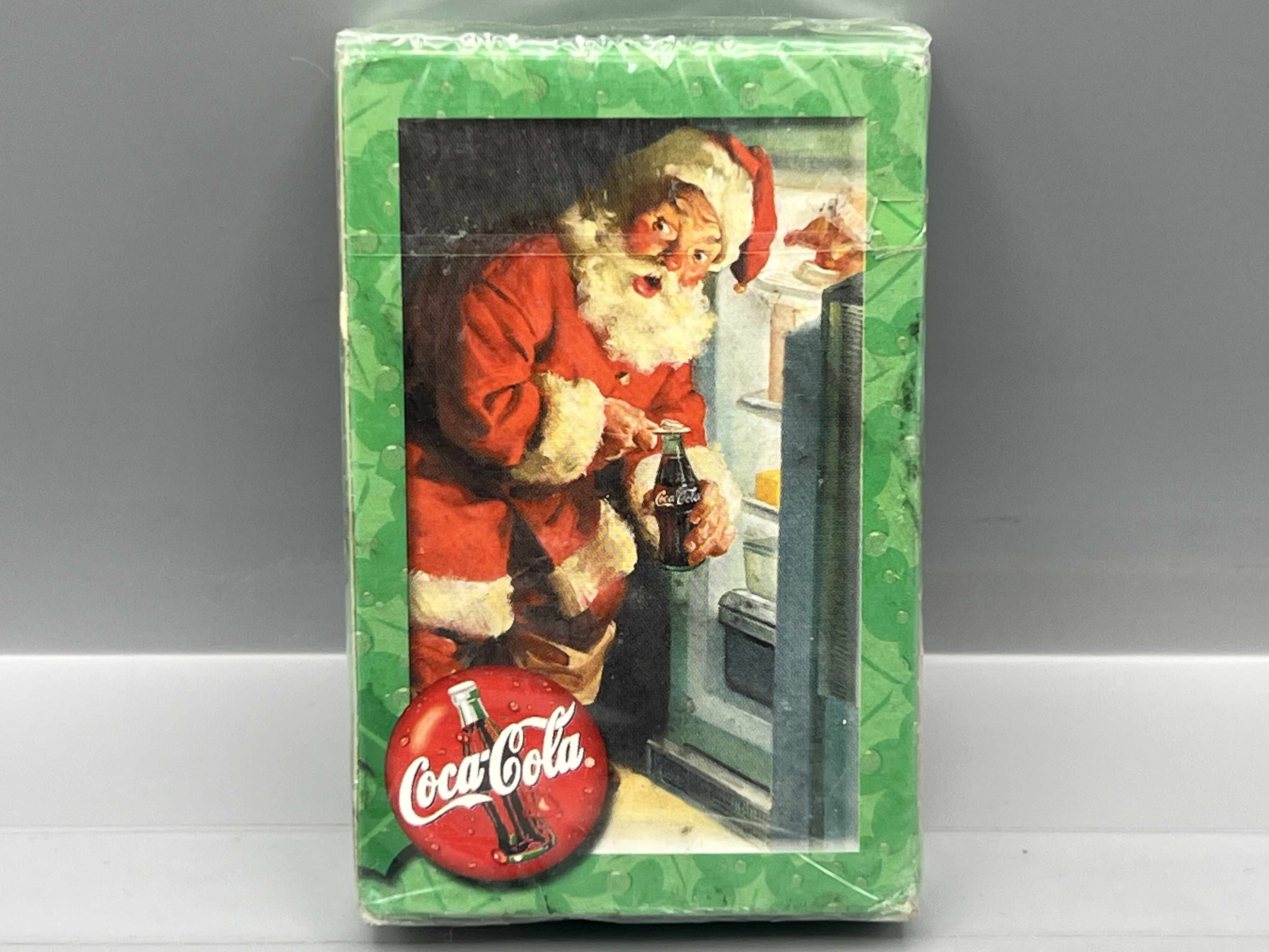 Vintage 1990s Coca Cola Santa Claus Christmas Sealed Playing Card Deck