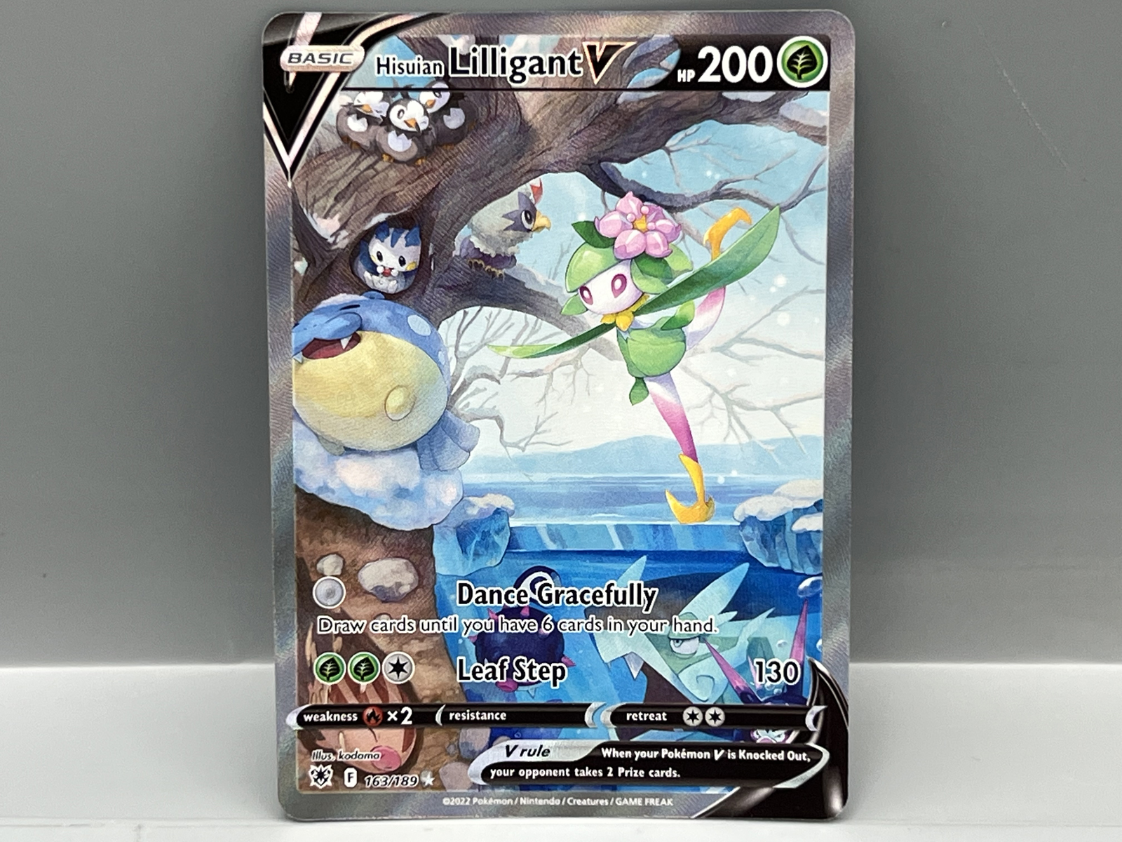 2022 Pokemon Astral Radiance Hisuian Lilligant V Alt Art #163/189